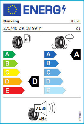 Nankang Sportnex As-2+ Runflat 275/40R18 99Magazin online Vara Anvelopă pentru Mașină
