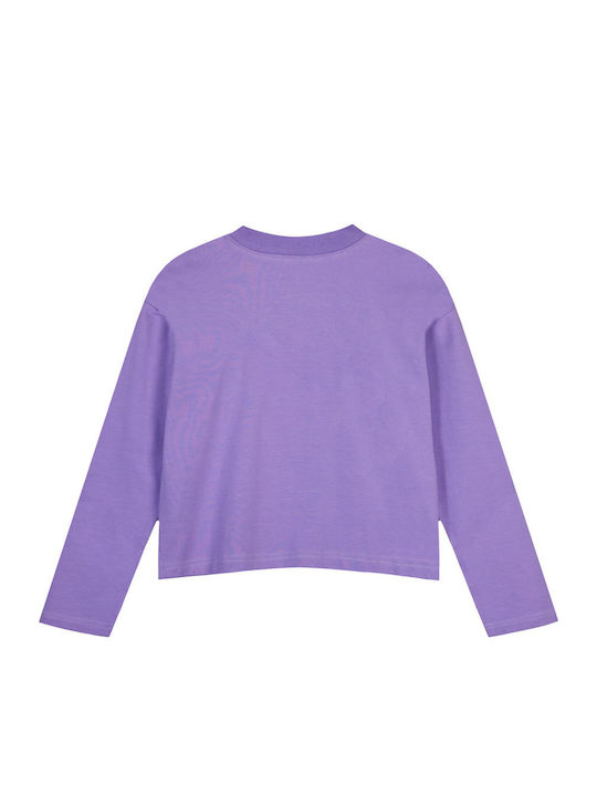 Kids' Shirt Long Sleeve Purple