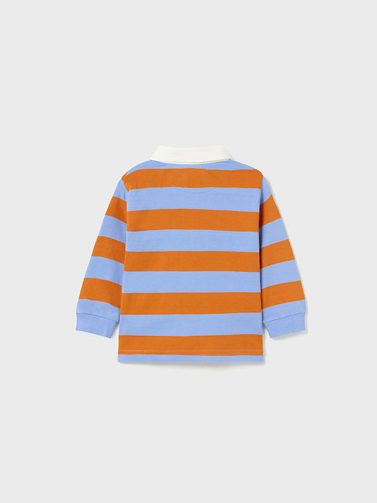 Mayoral Kids Polo Long Sleeve Light Blue