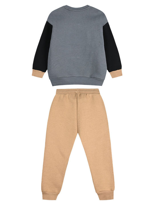 Kids Sweatpants Set Tabac Brown 2pcs