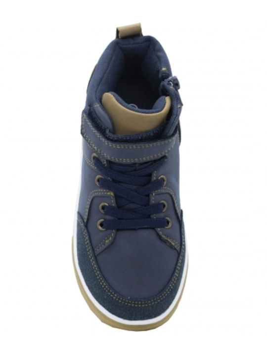 Suede Kinderstiefeletten Blau
