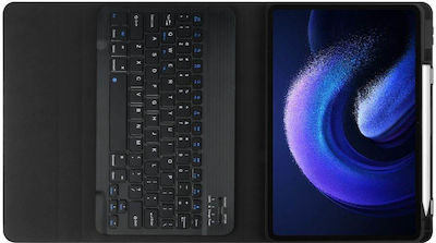 Tech-Protect SC Pen Klappdeckel Kunststoff / Silikon mit Tastatur Englisch US Schwarz (Xiaomi Pad 6)