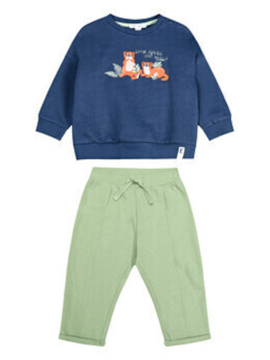 Energiers Kinder Sweatpants Set - Jogginganzug DUSTY GREEN 2Stück