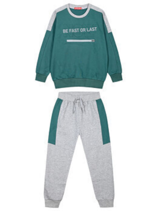 Energiers Kinder Sweatpants Set - Jogginganzug Grün 2Stück