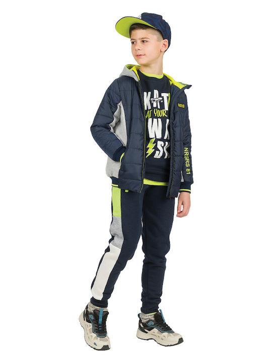 Energiers Kids Sweatpants Blue 2pcs