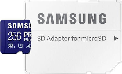 Samsung Pro Plus (2023) microSDXC 256GB U3 V30 A2 UHS-I with Adapter