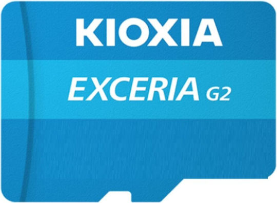 Kioxia Exceria G2 microSDXC 256GB U3 V30 UHS-I 100MB/s с адаптер