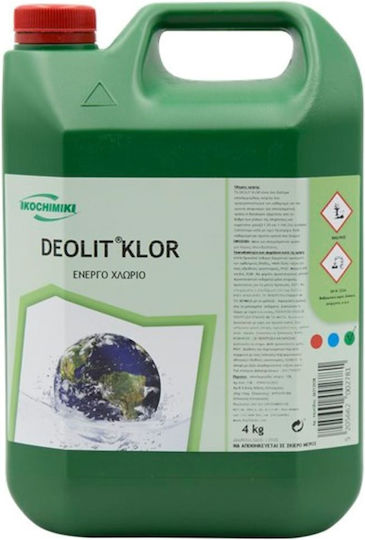 Ikochimiki Deolit Klor Professional Cleaning Liquid Γενικής Χρήσης 4lt