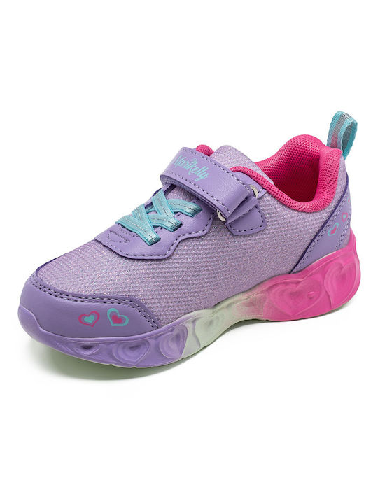 Marikelly Kids Sneakers with Lights Lilac