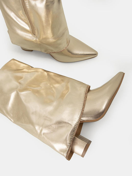 Stiefeletten Damen Goldene