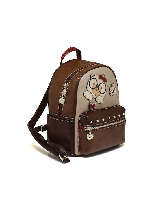 CreamBear Women's Bag Backpack Beige