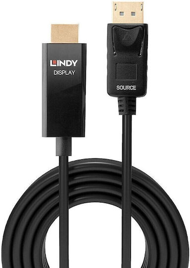 Lindy Cable DisplayPort male - HDMI male 1m Black (40925)