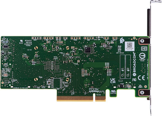 Broadcom Κάρτα PCIe σε θύρα SAS / SATA