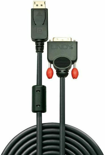 Lindy Kabel DVI-D-Stecker - DisplayPort-Stecker 1m Schwarz (41490)