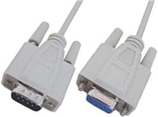 Cable RS232 9-pin male to RS232 9-pin female 1m (04.001.0126) 5pcs