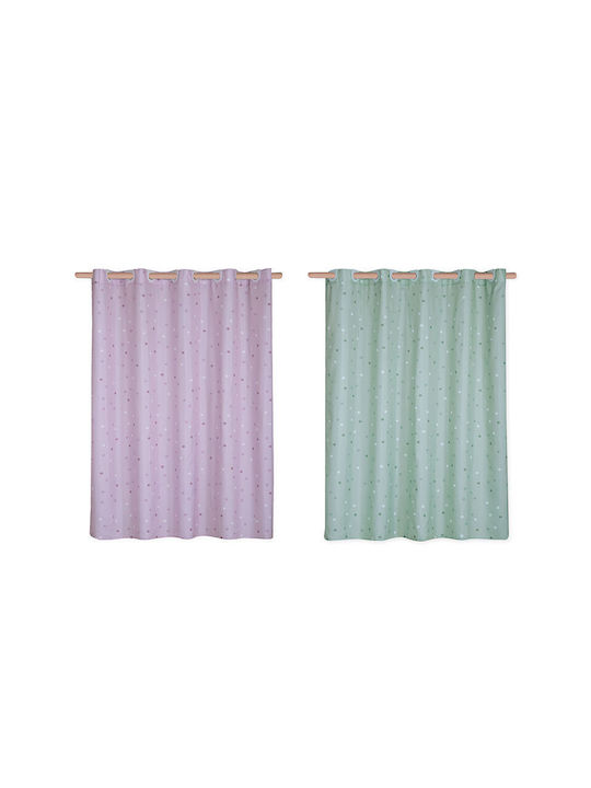 Nef-Nef Serendipity Shower Curtain 180x200cm Green 033995