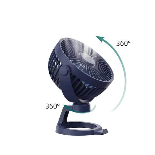 XO Mf78 USB Ventilator Klappbar 5W Blau