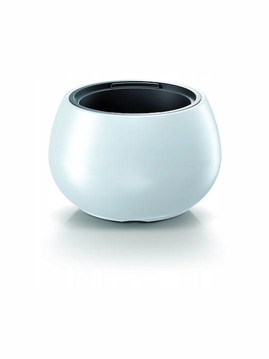 Marhome Heos Κασπώ Λευκό 37x37x23εκ. 2 Σε 1