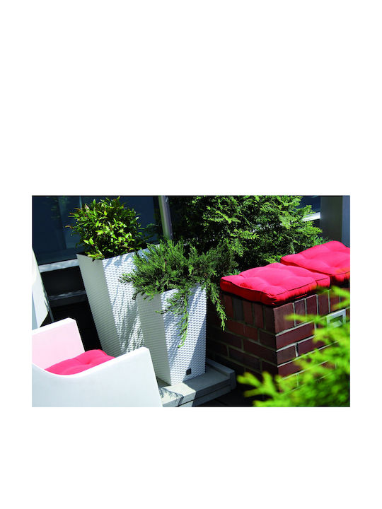 Marhome Rato Square Κασπώ Πλαστικό Λευκό 22.5x42.1x42.1εκ.