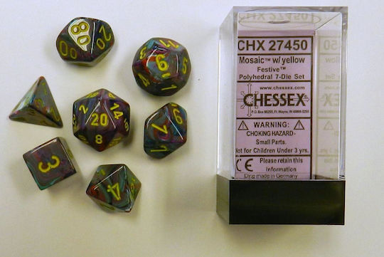Chessex Call of Cthulhu Festive Dice 7τμχ