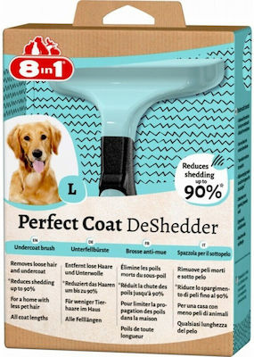 8in1 PERFECT COAT DESHEDDER Bürste Groß für verschiedene Haarlängen zur Fellpflege