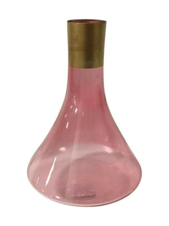 Inart Glass Vase 16x16x23cm