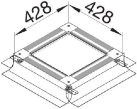 Hager Flush Electrical Box in Gray Color