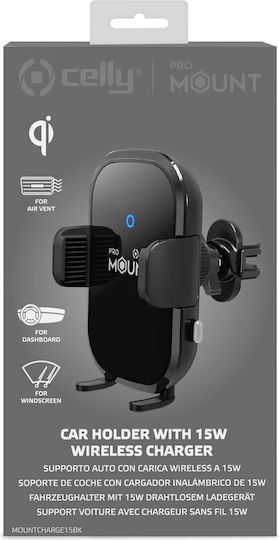 Celly Car Mobile Mount with Adjustable Hooks Black