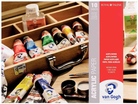 Royal Talens Sketch Pad Van Gogh Acrylic Paper 24x32cm 370gr 10 Sheets