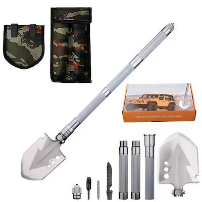 Tradesor Survival Shovel with Knife, Saw & Sparkler