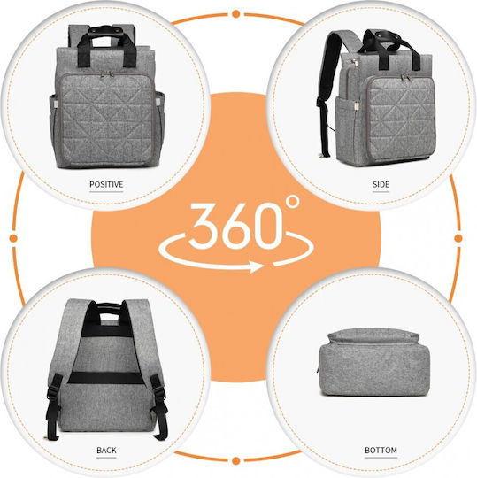 Kono Diaper Bag Gray