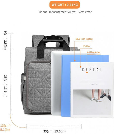 Kono Diaper Bag Gray