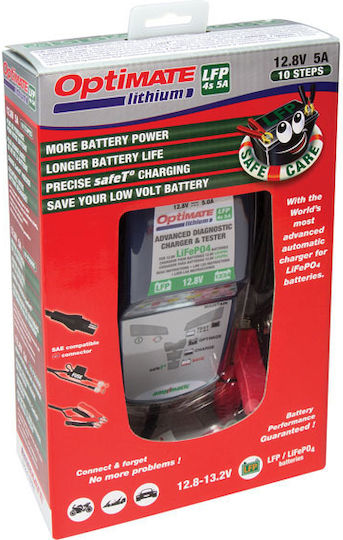 Tecmate OptiMATE Lithium 4s 5A Φορτιστής Μοτοσυκλέτας