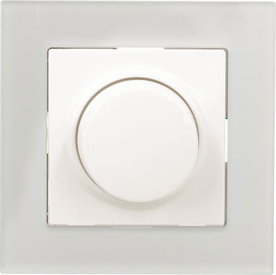 Bassiakos NEFELI Recessed LED Complete Dimmer Switch Rotary 500W White