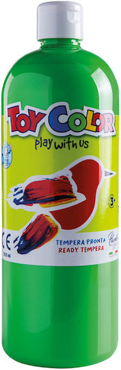 Toy Color Ready Tempera Farben Green Open in Flasche 1000ml 1Stück