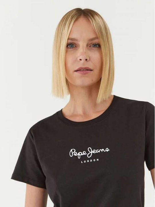 Pepe Jeans Γυναικείο T-shirt Μαύρο