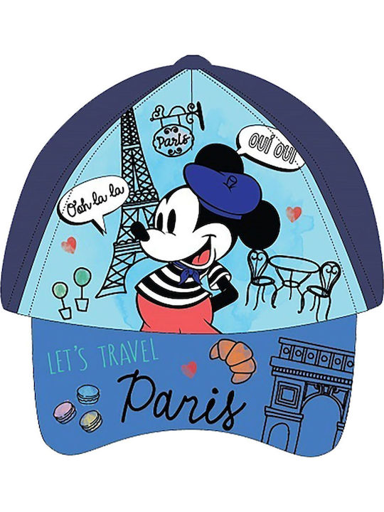 Disney Детска Шапка С Козирка Mickey Cap Синя