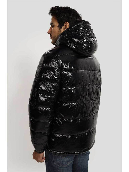 Winter Jacke Puffer Wasserdicht und Winddicht Schwarz