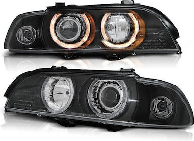 Depo Front Lights Angel Eyes for BMW E39 1995-2003 2pcs