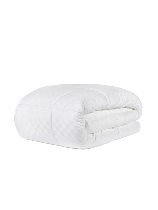 Aigaion Пухено Единично 160x230бр Бял 350 г/м²Gsm