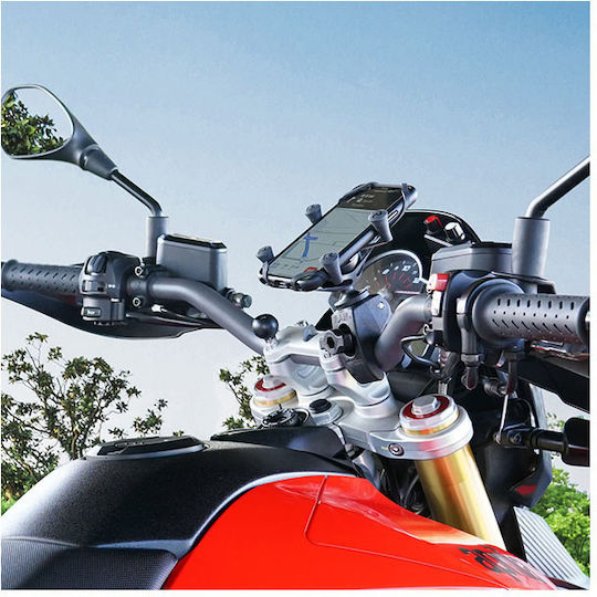 RAM Mount Motorradhalterung Telefon mit verstellbarem Arm für Lenkrad