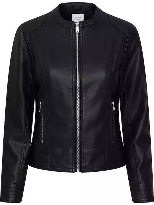 Damen Bikerjacke Black.