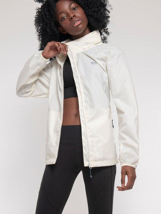 Origin 2 Women's Running Short Puffer Jacket for Spring or Autumn White