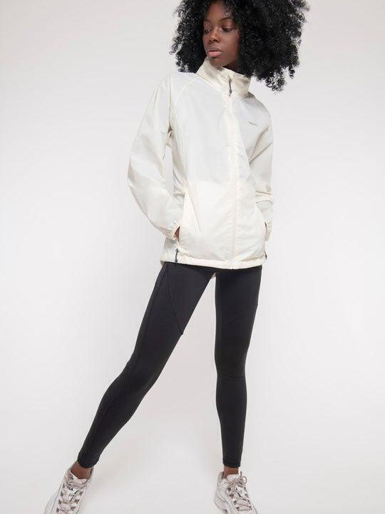 Origin 2 Women's Running Short Puffer Jacket for Spring or Autumn White