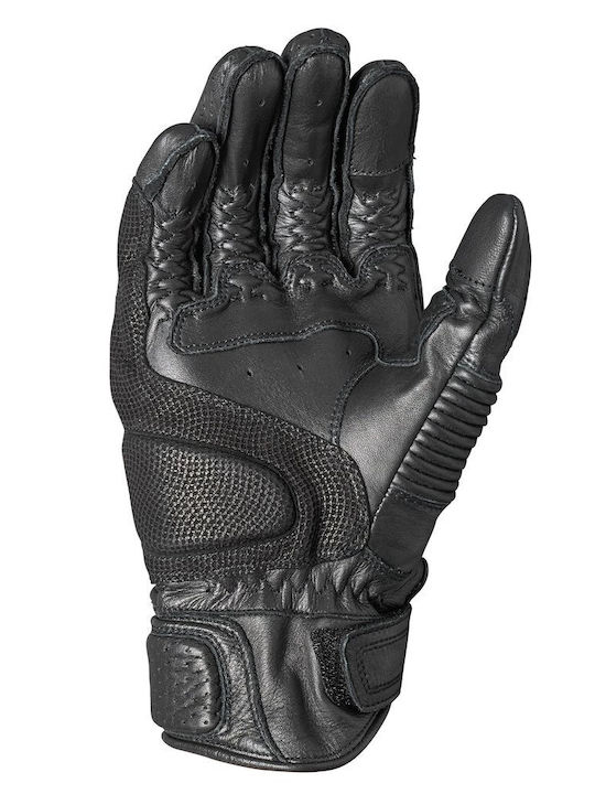 Roland Sands Design Berlin Winter Herren Motorradhandschuhe Leder Schwarz