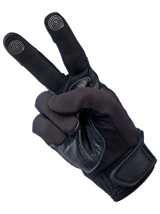 Biltwell Baja Мъжки Motocross ръкавици Black Out