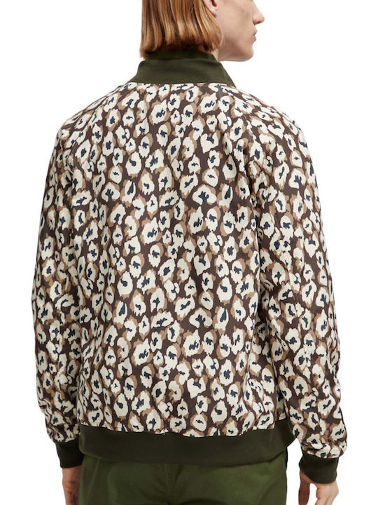 Scotch & Soda Мъжко Яке Бомбър Двустранно Бежово