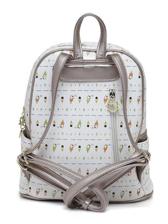 Sammao Women's Bag Backpack White