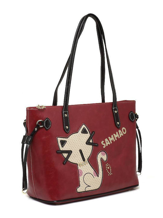 Sammao Women's Bag Crossbody Red