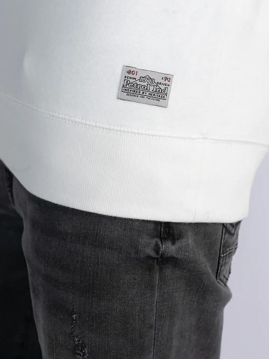 Sweatshirt with Hood White